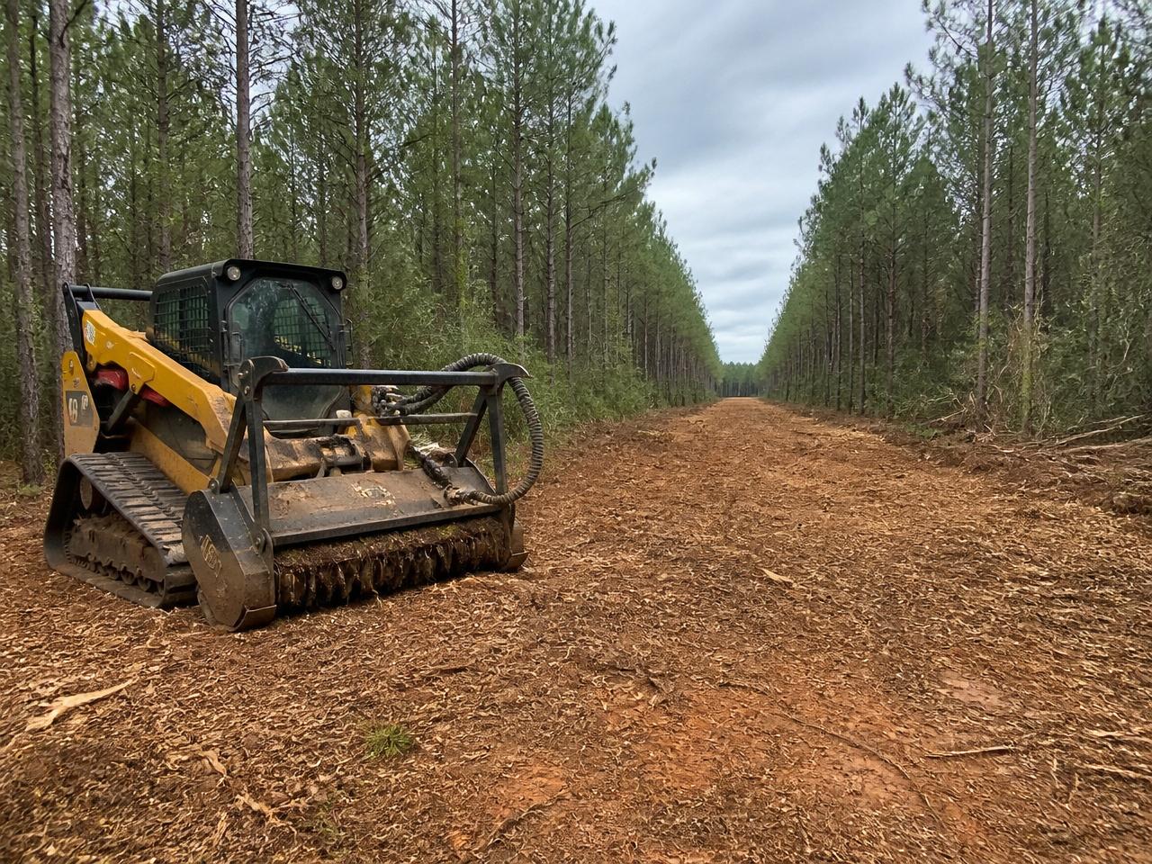 Fire Break Creation in Moore County, NC